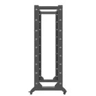 Lanberg Stojak Open Rack 42U 600x800mm czarny