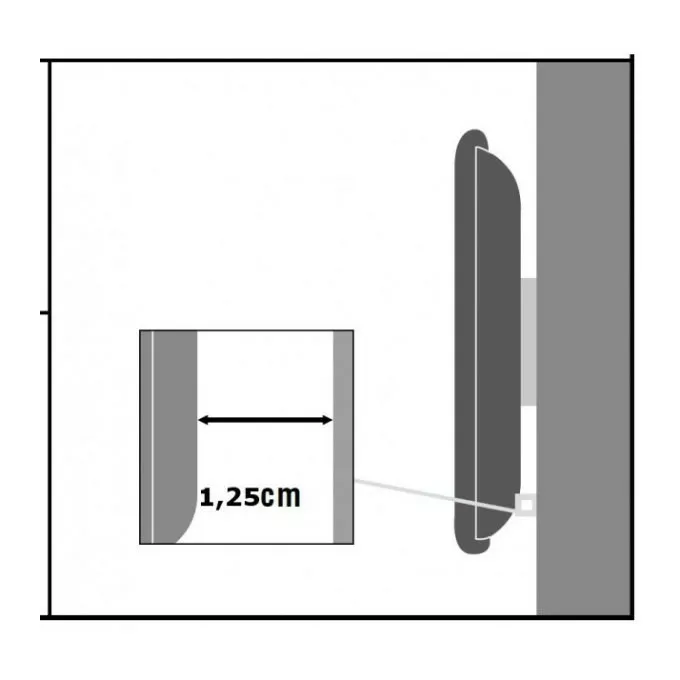 Techly Uchwyt ścienny LCD/LED 13-37cali 35kg slim czarny