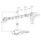 LogiLink Uchwyt na 2 monitory 13-32, max. 8kg