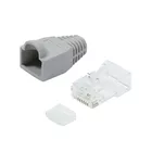 LogiLink Wtyki RJ45 CAT.6 100szt. UTP z osłoną, szare