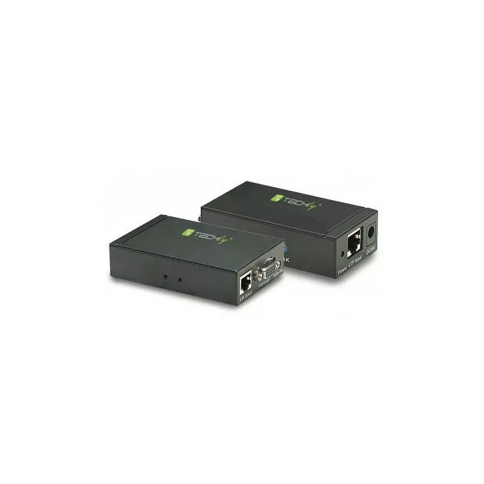 Techly Extender VGA po kablu Cat5e/6 do 300m z audio