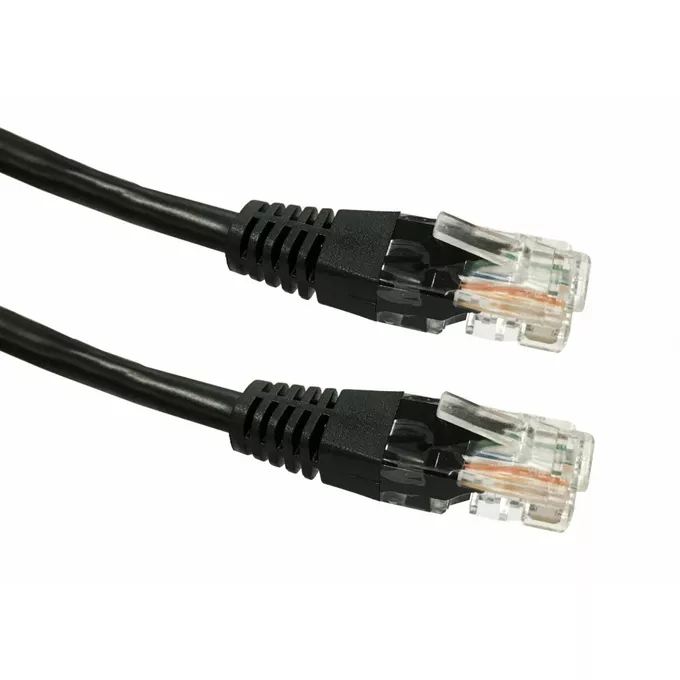 TB Kabel Patchcord kat. 5e RJ45 UTP 1m czarny