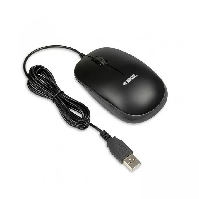 iBOX Zestaw klawiatura + mysz IBOX IKMS606 (USB 2.0; (US); czarna, optyczna; 800 DPI)