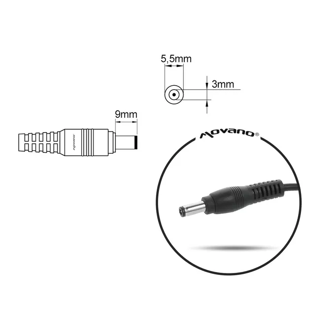 ładowarka/zasilacz 19v 4.74a (5.5x3.0 pin) - samsung