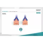 Digitus Patch Cord RJ45/RJ45 Kat.6 250MHz U/UTP AWG27/7 PE 5,0m Niebieski