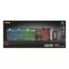 Trust Klawiatura i mysz GXT 838 AZOR  Gaming Combo