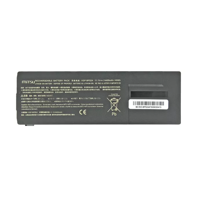 Mitsu Bateria do Sony BPS24 4400 mAh (49 Wh) 10.8 - 11.1 Volt