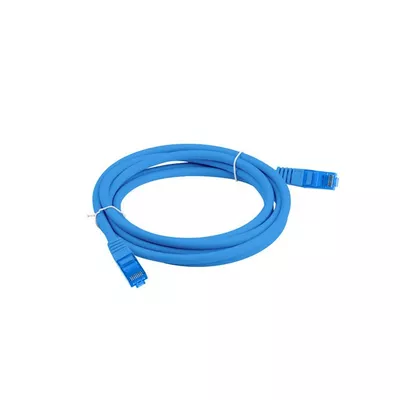 Lanberg Patchcord kat.6a S/FTP CCA 2.0m Niebieski