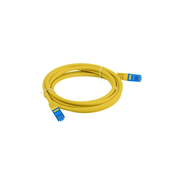 Lanberg Patchcord kat.6a S/FTP CCA 5.0m Żółty