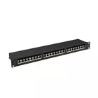 Lanberg Patchpanel 24 port 1U KAT6A EK. PPSA-1024-B Czarny