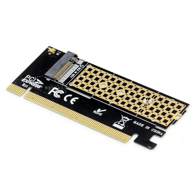 Digitus Karta rozszerzeń (Kontroler) M.2NVMe SSD PCIe 3.0 x16 SATA