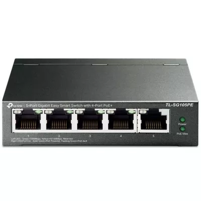 TP-LINK Przełącznik SG105PE Switch Smart 5xGb (4xPoE+)