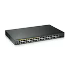 Zyxel Przełącznik zarządzalny GS1900-48HP v2, 48-port GbE L2 Smart Switch 170W rack            GS1900-48HPv2