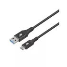 TB Kabel USB 3.0 - USB C 2m PREMIUM 3A czarny TPE