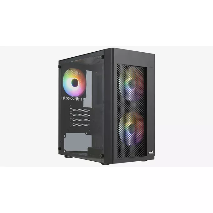 AeroCool Obudowa Hexform TG FRGB USB 3.0 Mini Tower czarna