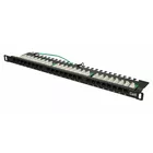 Extralink Patchpanel 24 porty 0.5U CAT6 UTP