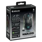 Defender Mysz gamingowa bezprzewodowa Warlock GM-709L Optic RF RGB 2400 dpi 8P