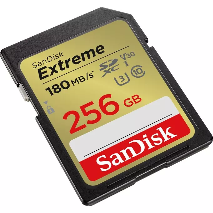 SanDisk Karta pamięci Extreme SDXC 256GB 180/130 MB/s V30 UHS-I