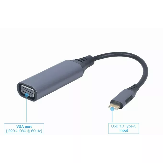 Gembird Adapter USB-C to VGA D-SUB