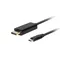 Lanberg Kabel USB-C(M)->Displayport 1.8M 4K 60HZ czarny