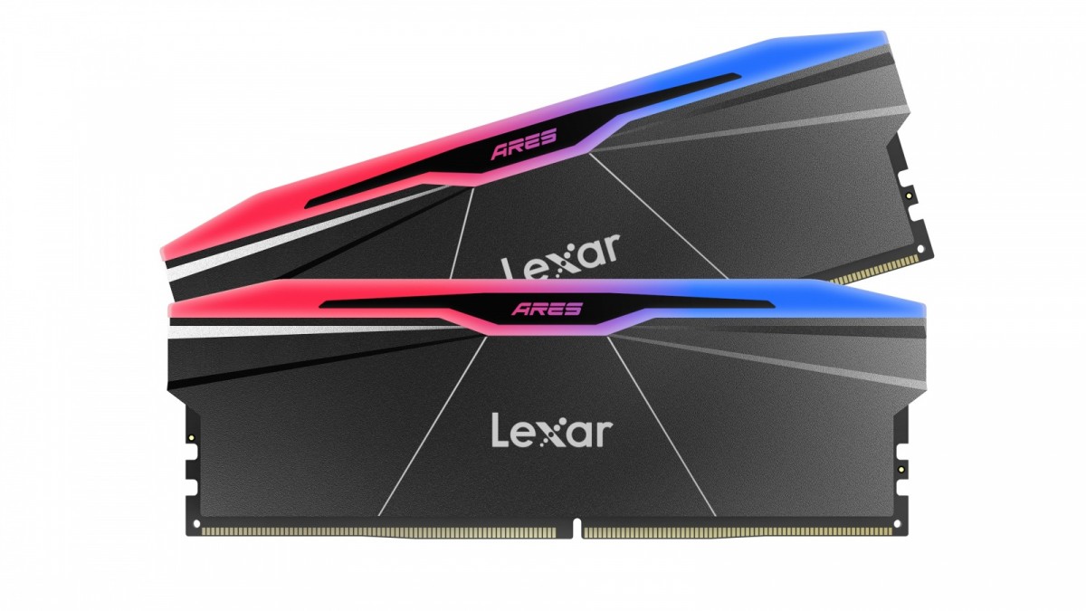 Фото - Оперативна пам'ять Lexar Pamięć do PC DDR5 ARES RGB 48GB/7600 czarna 139188 (2*24GB)