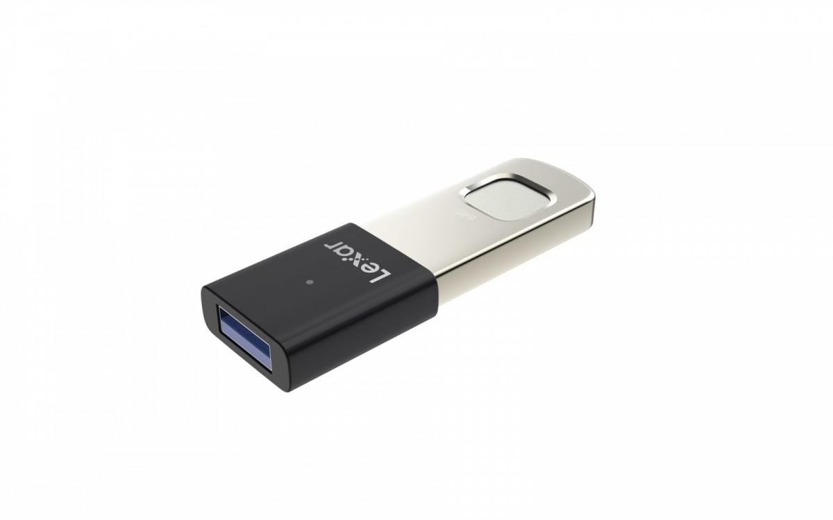 Фото - USB-флешка Lexar Pendrive F35pro Fingerprint 64G USB 3.2 Gen1 300/150MB/s 143160 