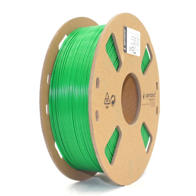 Zdjęcia - Filament do druku 3D Gembird Filament drukarki 3D PTG/1.75mm/zielony 43411 