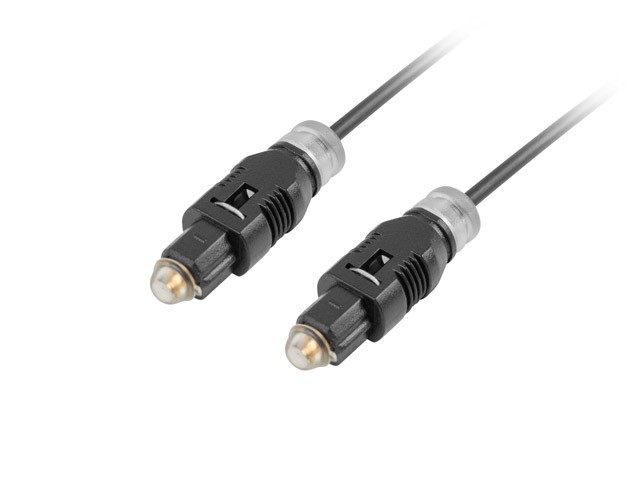 Фото - Кабель Lanberg Kabel optyczny toslink CA-TOSL-10CC-0010-BK 1M 49910 